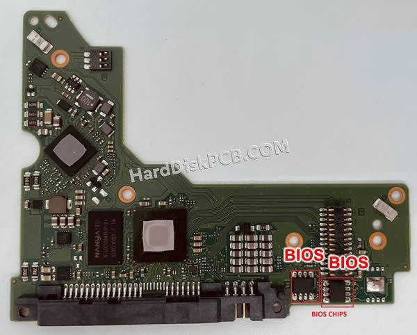 Passaggi per scambiare il chip BIOS su 100820657 scheda elettronica HDD Seagate