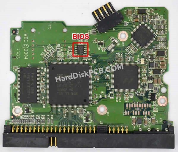 Passaggi per scambiare il chip BIOS su 2060-701266-001 scheda elettronica HDD Western Digital