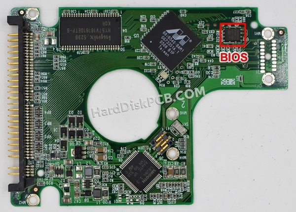 Passaggi per scambiare il chip BIOS su 2060-701281-001 scheda elettronica HDD Western Digital