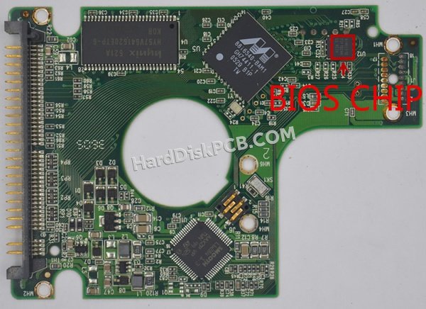 Passaggi per scambiare il chip BIOS su 2060-701285-001 scheda elettronica HDD Western Digital