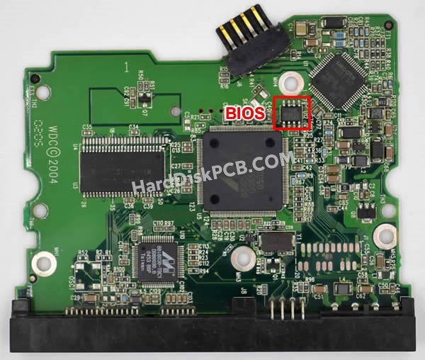 Passaggi per scambiare il chip BIOS su 2060-701293-001 scheda elettronica HDD Western Digital