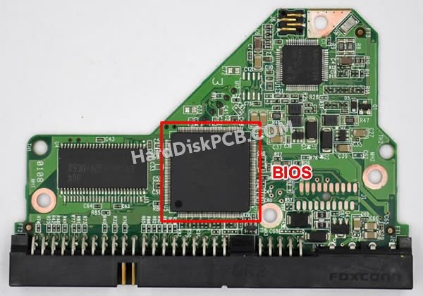 Passaggi per scambiare il chip BIOS su 2060-701494-001 scheda elettronica HDD Western Digital