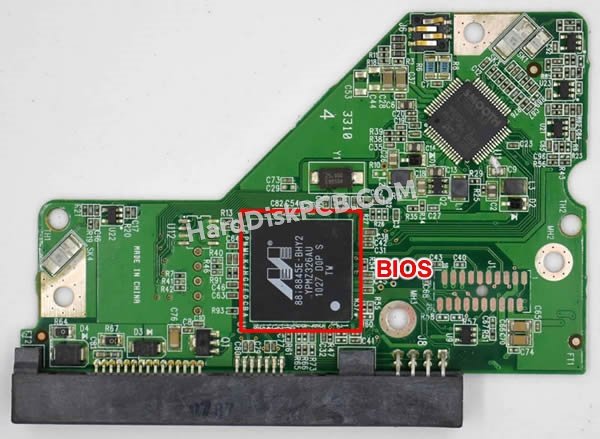 Passaggi per scambiare il chip BIOS su 2060-701567-000 scheda elettronica HDD Western Digital