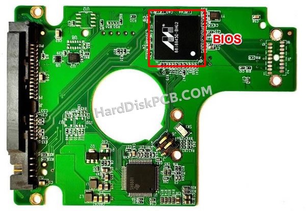 Passaggi per scambiare il chip BIOS su 2060-701574-001 scheda elettronica HDD Western Digital