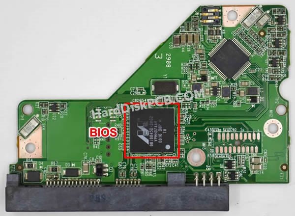 Passaggi per scambiare il chip BIOS su 2060-771577-000 scheda elettronica HDD Western Digital