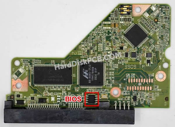 Passaggi per scambiare il chip BIOS su 2060-771640-000 scheda elettronica HDD Western Digital