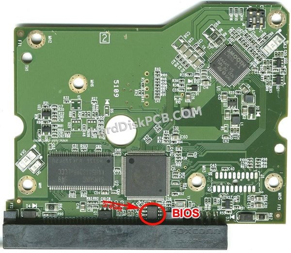 Passaggi per scambiare il chip BIOS su 2060-771642-003 scheda elettronica HDD Western Digital