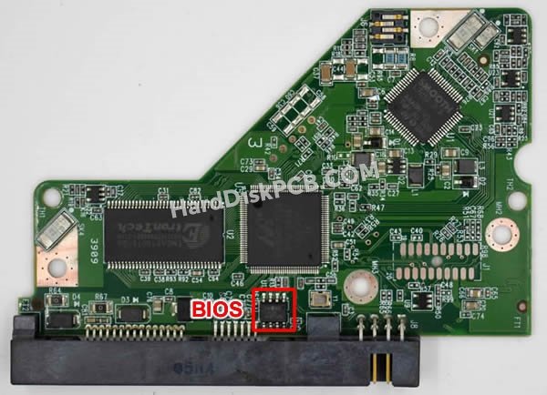 Passaggi per scambiare il chip BIOS su 2060-771668-000 scheda elettronica HDD Western Digital