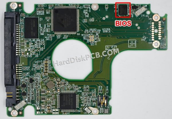 Passaggi per scambiare il chip BIOS su 2060-771852-001 scheda elettronica HDD Western Digital