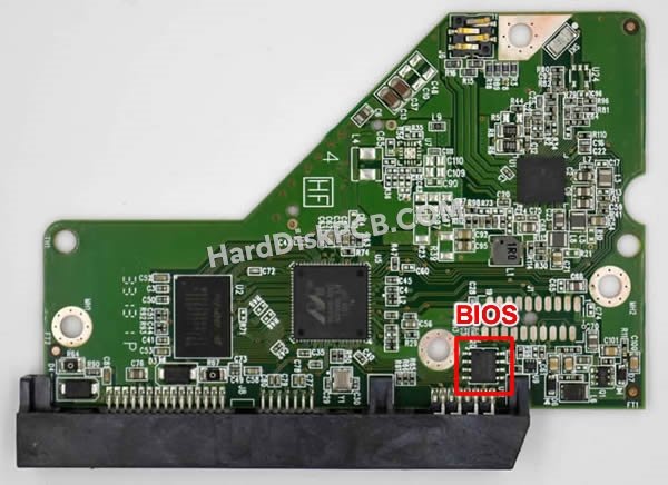 Passaggi per scambiare il chip BIOS su 2060-771945-000 scheda elettronica HDD Western Digital