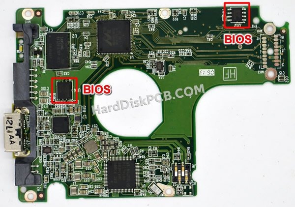 Passaggi per scambiare il chip BIOS su 2060-771949-000 scheda elettronica HDD Western Digital
