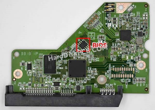 Passaggi per scambiare il chip BIOS su 2060-771978-001 scheda elettronica HDD Western Digital
