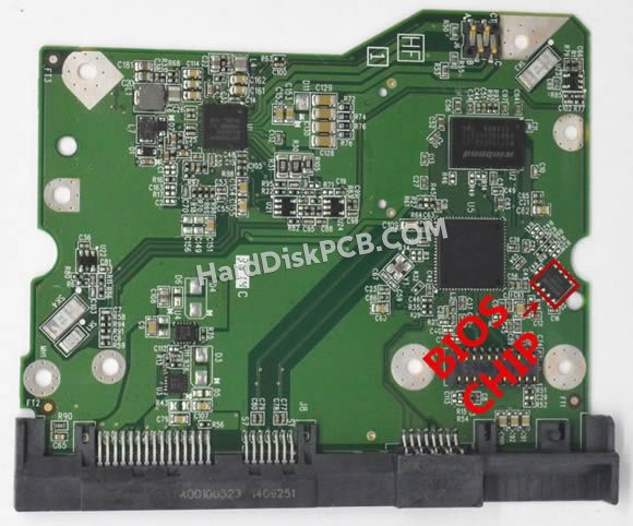 Passaggi per scambiare il chip BIOS su 2060-800001-002 scheda elettronica HDD Western Digital