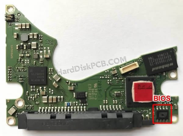 Passaggi per scambiare il chip BIOS su 2060-800022-002 scheda elettronica HDD Western Digital