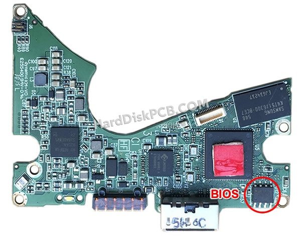 Passaggi per scambiare il chip BIOS su 2060-800041-000 scheda elettronica HDD Western Digital