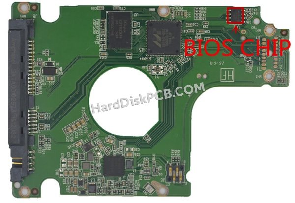 Passaggi per scambiare il chip BIOS su 2060-800052-000 scheda elettronica HDD Western Digital