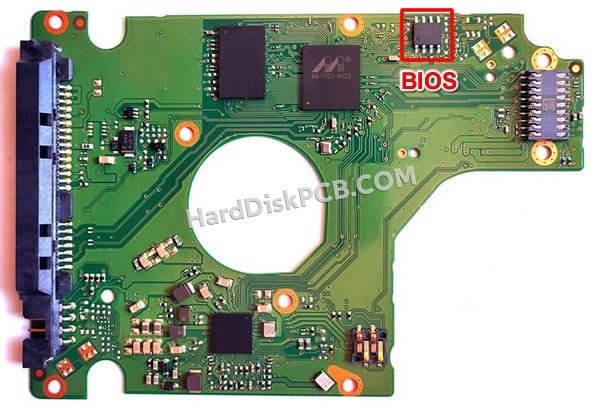 Passaggi per scambiare il chip BIOS su 2060-800066-004 scheda elettronica HDD Western Digital