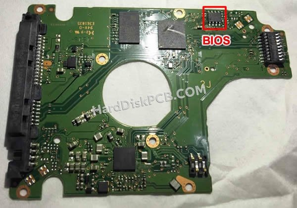 Passaggi per scambiare il chip BIOS su 2060-800066-006 scheda elettronica HDD Western Digital