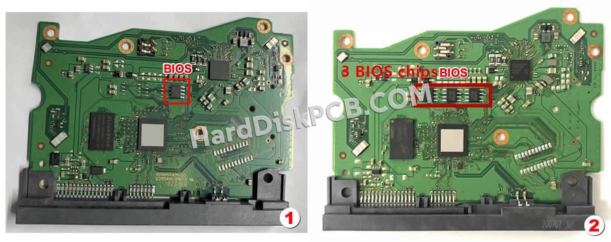 Passaggi per scambiare il chip BIOS su 2060-810032-002 scheda elettronica HDD Western Digital