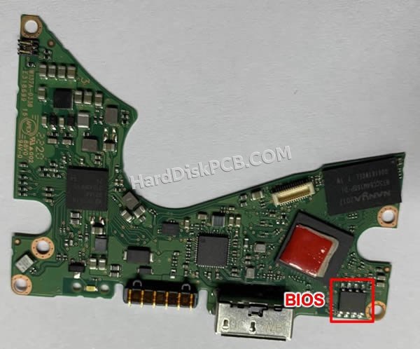 Passaggi per scambiare il chip BIOS su 2060-810035-000 scheda elettronica HDD Western Digital
