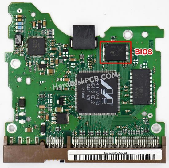 Passaggi per scambiare il chip BIOS su BF41-00082A scheda elettronica HDD Samsung