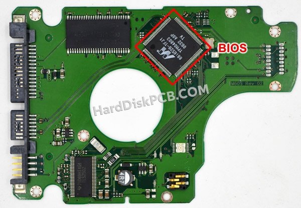 Passaggi per scambiare il chip BIOS su BF41-00105A scheda elettronica HDD Samsung