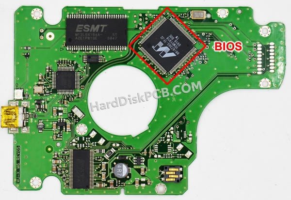 Passaggi per scambiare il chip BIOS su BF41-00235B scheda elettronica HDD Samsung