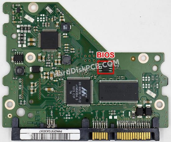 Passaggi per scambiare il chip BIOS su BF41-00278A scheda elettronica HDD Samsung
