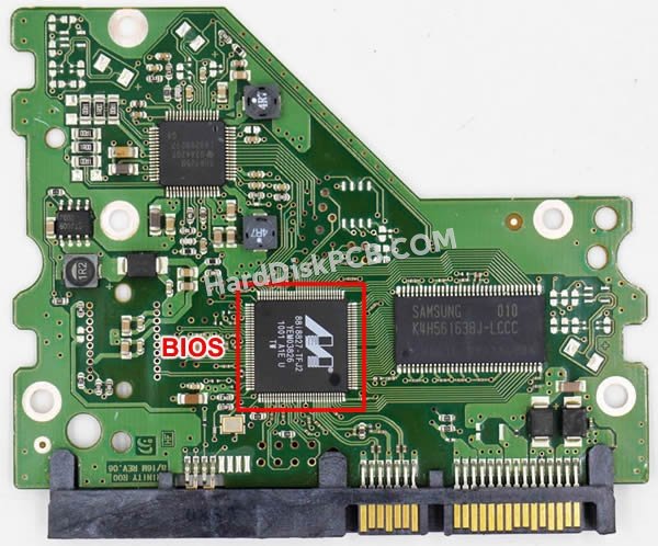Passaggi per scambiare il chip BIOS su BF41-00284A scheda elettronica HDD Samsung