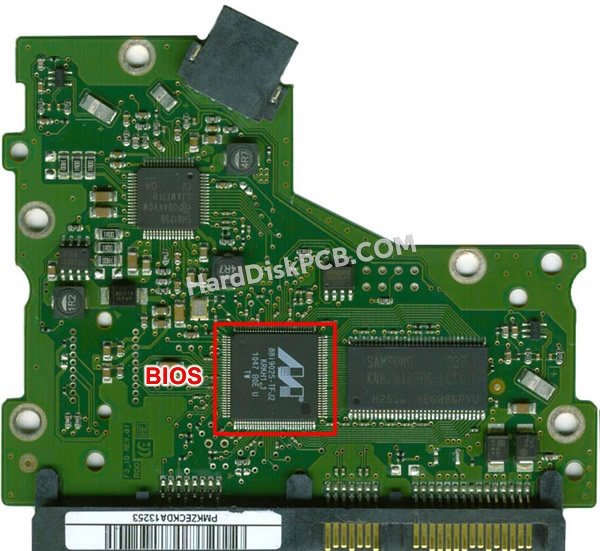 Passaggi per scambiare il chip BIOS su BF41-00302A scheda elettronica HDD Samsung