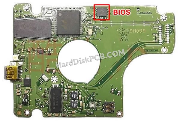 Passaggi per scambiare il chip BIOS su BF41-00311A scheda elettronica HDD Samsung