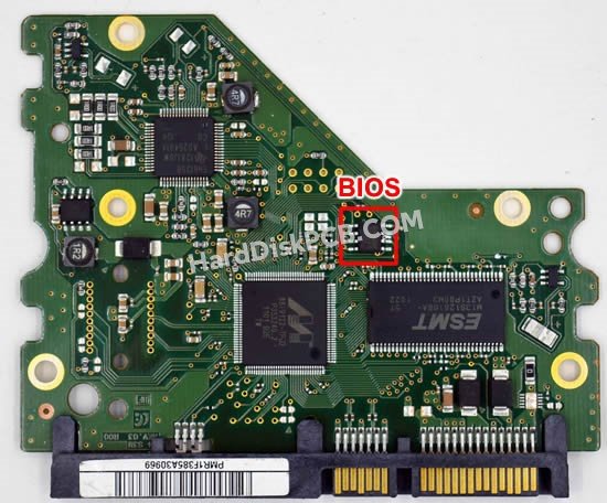 Passaggi per scambiare il chip BIOS su BF41-00324A scheda elettronica HDD Samsung