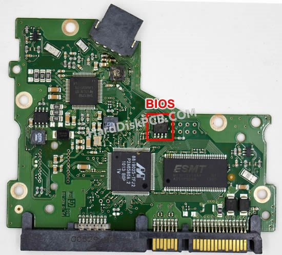 Passaggi per scambiare il chip BIOS su BF41-00330A scheda elettronica HDD Samsung