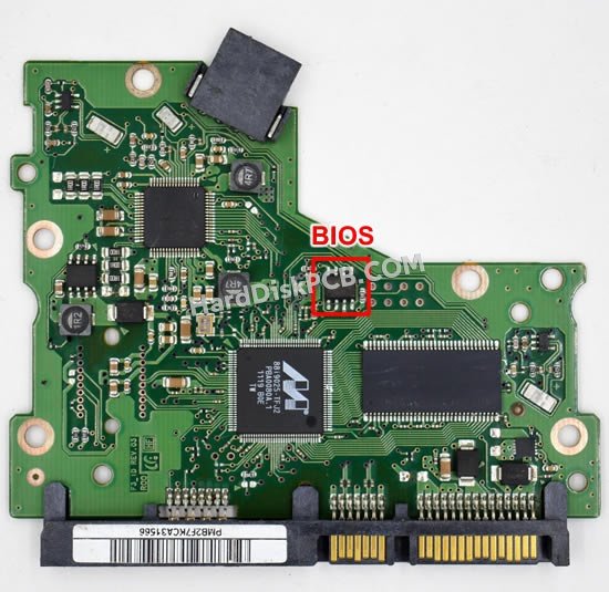 Passaggi per scambiare il chip BIOS su BF41-00332A scheda elettronica HDD Samsung