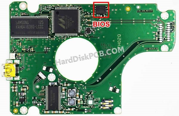 Passaggi per scambiare il chip BIOS su BF41-00357A scheda elettronica HDD Samsung