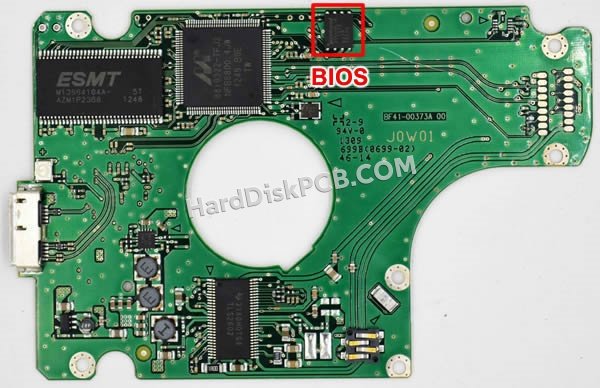 Passaggi per scambiare il chip BIOS su BF41-00373A scheda elettronica HDD Samsung