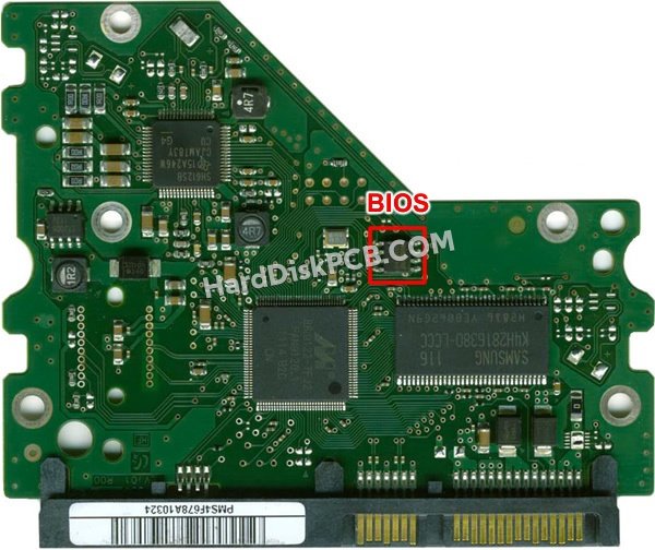 Passaggi per scambiare il chip BIOS su BF41-00377A scheda elettronica HDD Samsung