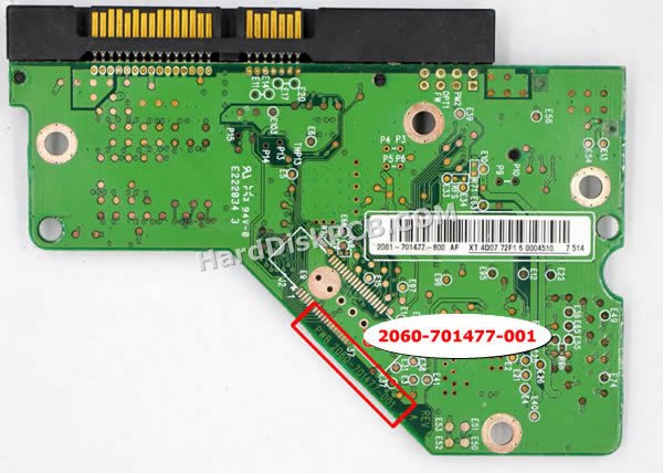 2060-701477-001 scheda disco rigido WD